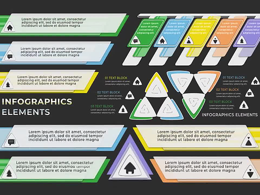 AE模板 | 高清版独特设计专业外观信息图表元素展示
