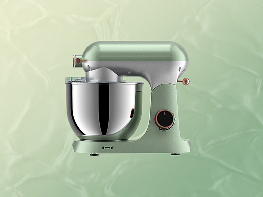 厨房小家电厨师机三维视频渲染