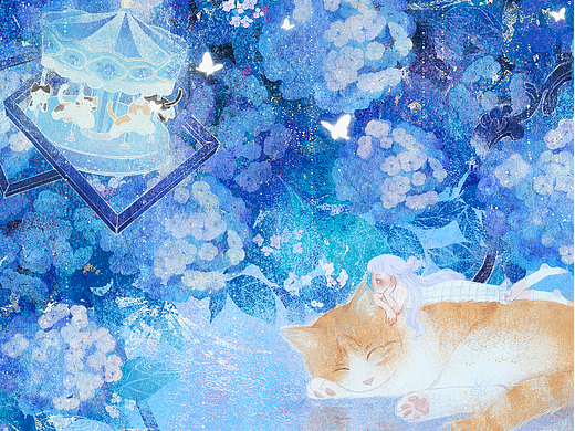 《无尽夏》灵感乐动，点亮锁屏插画大赛第三期