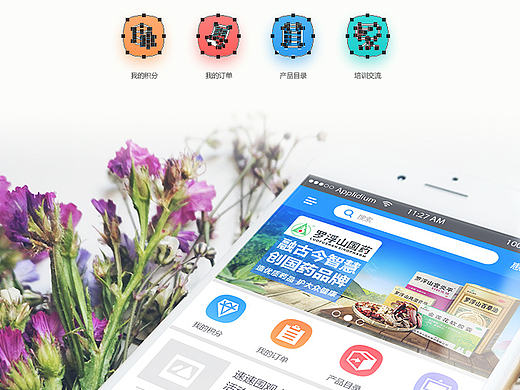 罗浮山国药APP设计