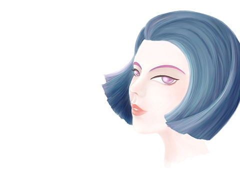 短發(fā)女孩（個人主頁-ZNTE4NDQ3ODA=） - 創(chuàng)作習(xí)作 - 站酷設(shè)計師拾陸月原創(chuàng)素材 - 站酷ZCOOL