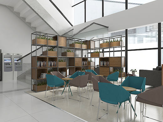 辦公樓大廳空間改建（個人主頁-ZMjExOTY5NDA=） - 展陳設(shè)計 - 站酷設(shè)計師Nikimong原創(chuàng)素材 - 站酷ZCOOL