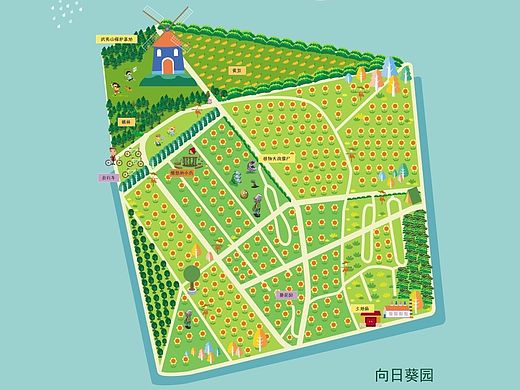 卡通地图