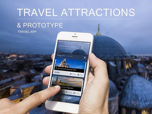 TRAVEL ATTRACTIONS（旅游景点）（个人主页-ZMjEwNDczMjA=） - APP界面 - 站酷设计师tenygo原创素材 - 站酷ZCOOL