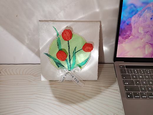 拍一张照片设计成一副海报