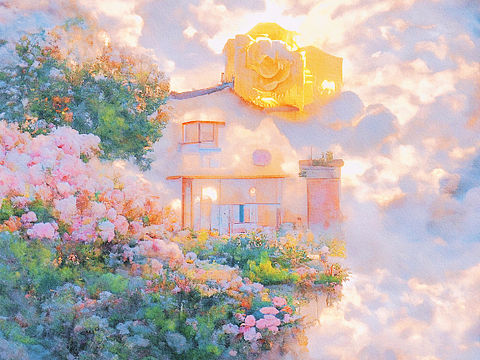 AI绘画档案馆｜粉色回忆 #创作加油站# #速写人间烟火#