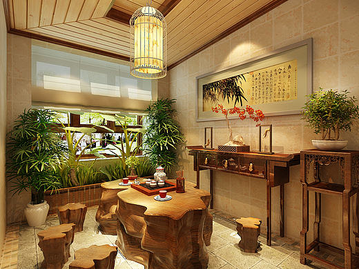 【江南新城】別墅 500㎡ 新中式（個人主頁-ZMTg0MTk0MDg=） - 家裝設(shè)計 - 站酷設(shè)計師金舍小曉Sunny原創(chuàng)素材 - 站酷ZCOOL