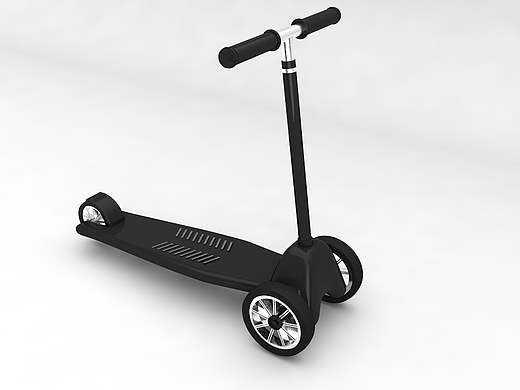 滑板车建模渲染