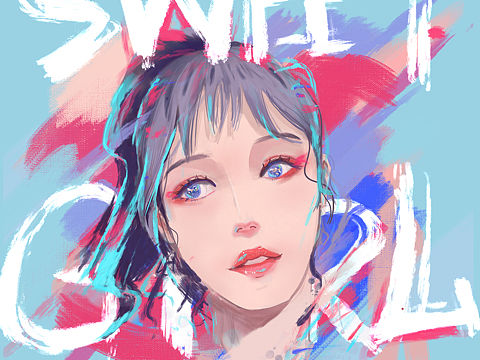 圣诞节新歌《sweet girl》专辑封面