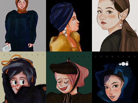 【轻复古油画】系列