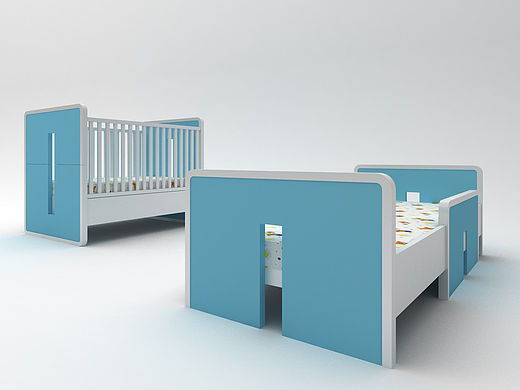 多功能儿童床专利产品设计