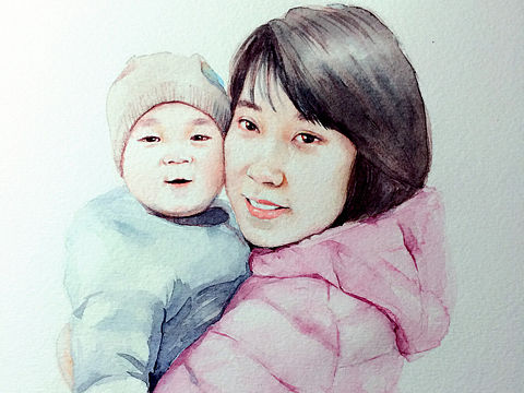 水彩人物（个人主页-ZMjA5OTIwNjA=） - 绘画 - 站酷设计师snow5233原创素材 - 站酷ZCOOL