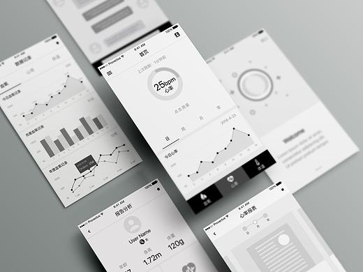 【INFINITE】原型图医疗数据App