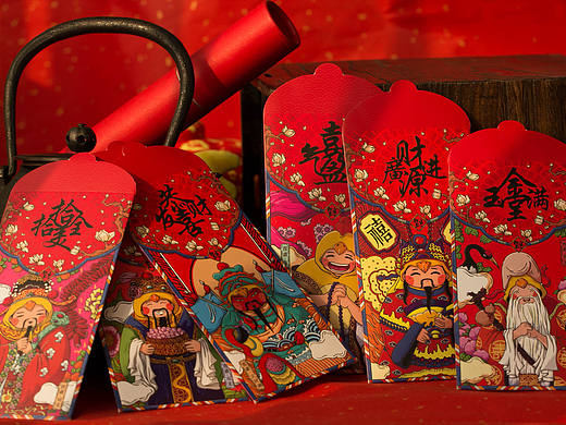 过年红色系产品摄影产品摄影