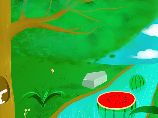 室外场景（个人主页-ZMzc3MTUxNDA=） - 儿童插画 - 站酷设计师心灵小栈原创素材 - 站酷ZCOOL