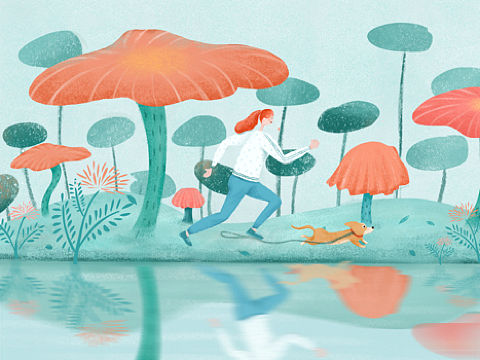 运动（个人主页-ZMzU0ODU4Njg=） - 创作习作 - 站酷设计师精致的猪女孩原创素材 - 站酷ZCOOL