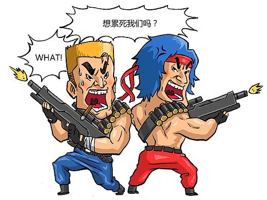 条漫绘制#腾讯游戏魂斗罗宣传漫画#