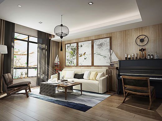 休閑室（個人主頁-ZMTgzMzE4NjA=） - 家裝設計 - 站酷設計師八斗君原創(chuàng)素材 - 站酷ZCOOL