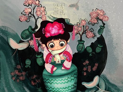 今天出来卖个萌~水瓶座~（个人主页-ZMTM2MDY0NjQ=） - 商业插画 - 站酷设计师吉祥悟原创素材 - 站酷ZCOOL