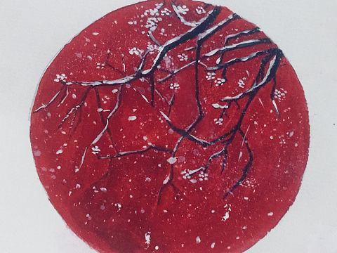 冬雪（个人主页-ZMzA1MjM1MzY=） - 艺术插画 - 站酷设计师亚晓楠Nancy原创素材 - 站酷ZCOOL