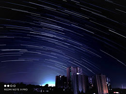 星星連成線，星軌，攝影
