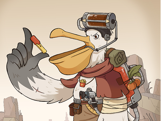 角色设计—鹈鹕