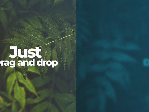 PR模板|创意动画简单文本设计运动模糊漂亮漏光平滑