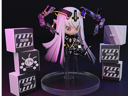 漫画角色的三维化