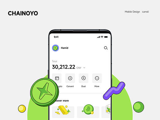 「Chainoyo」金融平台移动端/品牌设计项目总结