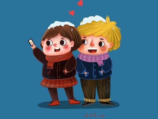 茄子（个人主页-ZMzExMTkzNjg=） - 儿童插画 - 站酷设计师张小红灬原创素材 - 站酷ZCOOL