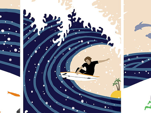 小猪短租 X Citymaster 插画