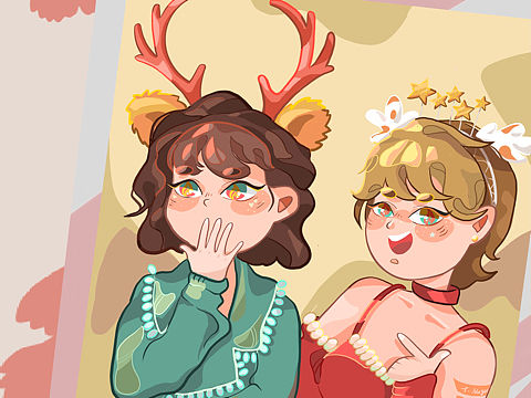 平安夜????平平安安 merry Christmas（個人主頁-ZNDc2NzgwNDQ=） - 創(chuàng)作習(xí)作 - 站酷設(shè)計師童蘑菇Mogu原創(chuàng)素材 - 站酷ZCOOL