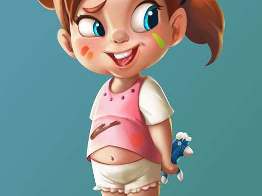 調(diào)皮搗蛋小女孩（個(gè)人主頁-ZMzE0NDcxODg=） - 游戲原畫 - 站酷設(shè)計(jì)師狼悖原創(chuàng)素材 - 站酷ZCOOL