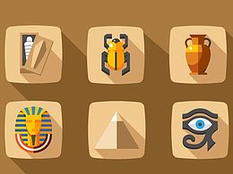 臨摹一套埃及風(fēng)格icon