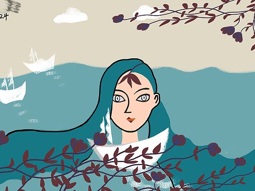 单色（个人主页-ZNDM0MTE2MzI=） - 艺术插画 - 站酷设计师鸢辞MR原创素材 - 站酷ZCOOL