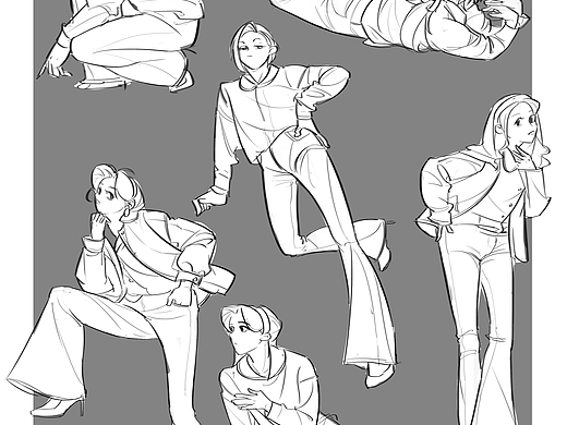 DAY10@速写班长（个人主页-ZNTc4NTA1MzI=） - 创作习作 - 站酷设计师屁股村长原创素材 - 站酷ZCOOL