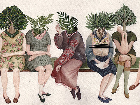 青年、森林與一首歌曲（個人主頁-ZMzk4ODIzODQ=） - 藝術(shù)插畫 - 站酷設(shè)計師一黃三三原創(chuàng)素材 - 站酷ZCOOL