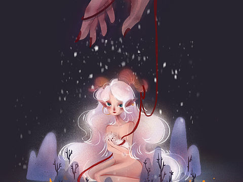 ipad procreate插画练习（个人主页-ZNDk1MjY0Mjg=） - 概念设定 - 站酷设计师朱梦卿原创素材 - 站酷ZCOOL