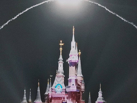迪士尼的花火大会