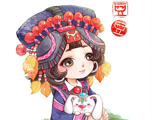 苗族小萝莉一颗~