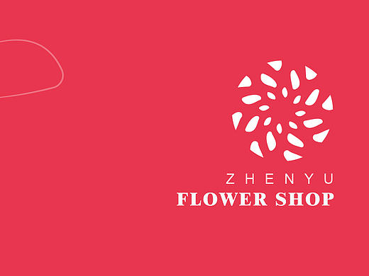 宇萌花店的logo设计