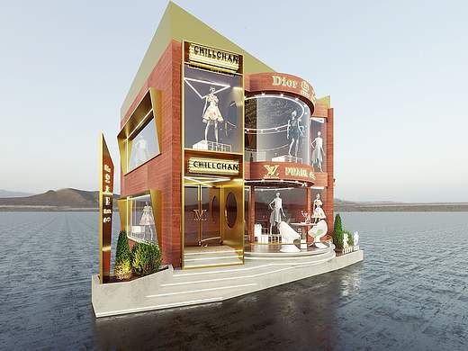 #独立摩登时尚奢品买手店#装修设计#设计案例分享