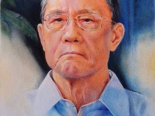 鐘南山肖像畫（色粉彩鉛）（個人主頁-ZMzE1OTUzOTI=） - 繪畫 - 站酷設計師盛世江山原創(chuàng)素材 - 站酷ZCOOL