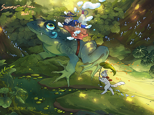 夏日（个人主页-ZNTQyMzA1NDA=） - 创作习作 - 站酷设计师山屿白原创素材 - 站酷ZCOOL