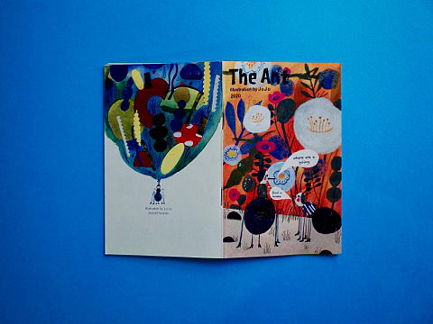 ZINE   原创手绘拼贴画册《THE ANT》