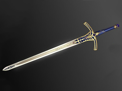 【3dmax武器建模】Fate石中剑模型制作教程