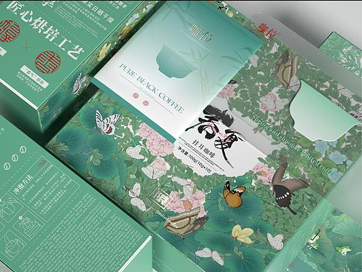 国风咖啡包装设计，春夏限定款