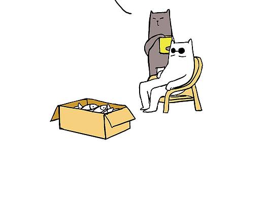 漫画【闲画猫】记性