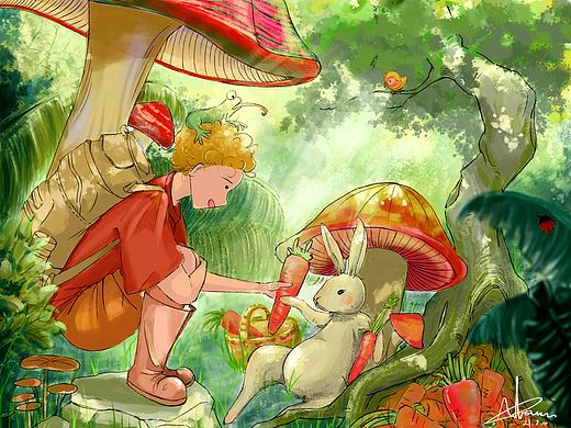 寻找丛林秘境_3（个人主页-ZNTM3NTMyMDQ=） - 儿童插画 - 站酷设计师Aileen王木木原创素材 - 站酷ZCOOL
