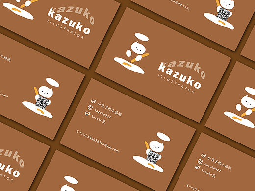 插画师名片设计